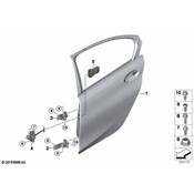 BMW Door Check - Genuine BMW 51227432206