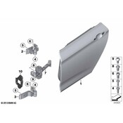 BMW Door Check Strap - Genuine BMW 51227446740