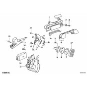 BMW Door Lock Rear Right - Genuine BMW 51228138928