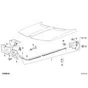 BMW Bowden Cable - Genuine BMW 51231827318