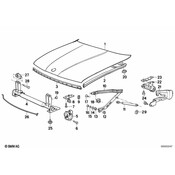 BMW Catch Bracket - Genuine BMW 51231973364