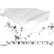 MINI Hood Safety Catch - Genuine MINI 51232753420