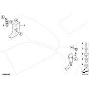BMW Bracket Obd Driver'S Footwell - Genuine BMW 51233449415