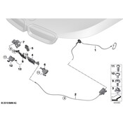BMW Actuator Drive Engine Compartment Lid - Genuine BMW 51237299166