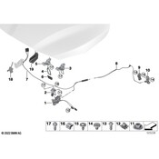 BMW Hood Latch - Genuine BMW 51237431369