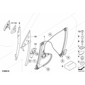 BMW Set Of Fittings F Side Window - Genuine BMW 51337126117