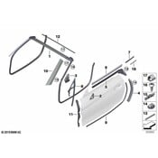 BMW Door Mirror Base Gasket - Genuine BMW 51337429646