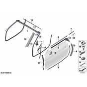 BMW Body A-Pillar Trim Panel - Genuine BMW 51337429649