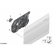 BMW Door Panel Carrier - Genuine BMW 51337487085