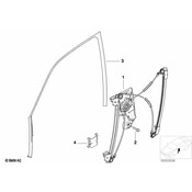 BMW Window Regulator - Genuine BMW 51338205633