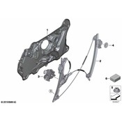 BMW Window Regulator - Genuine BMW 51338497032