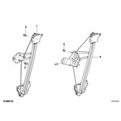 BMW Window Regulator - Genuine BMW 51351935640
