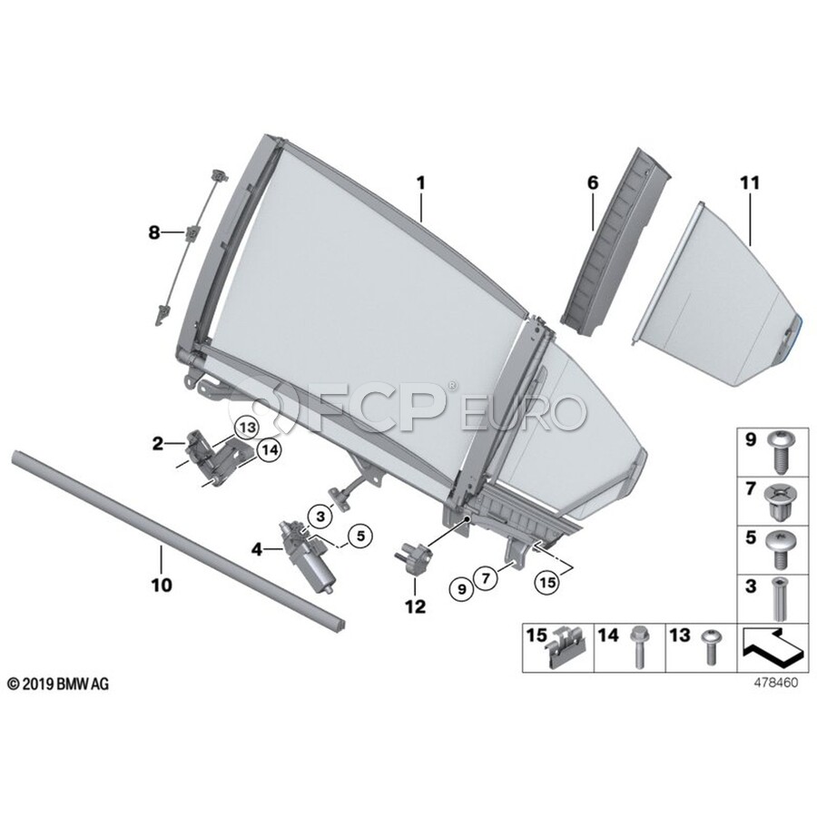 BMW Gearbox Ssr Left - Genuine BMW 51357304349 | FCP Euro