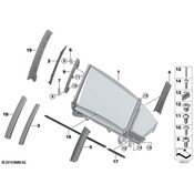 BMW Door Glass Sunshade - Genuine BMW 51357338012