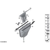 BMW Water Drain Line Right - Genuine BMW 51357374994