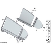 BMW Door Glass Sunshade - Genuine BMW 51357385394