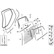 BMW Door Applique - Genuine BMW 51357446214