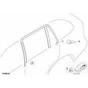 BMW Window Channel - Genuine BMW 51358212525