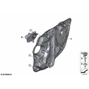 BMW Door Panel Carrier - Genuine BMW 51358498855