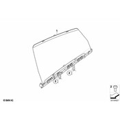 BMW Right Rear Door Sun Blind - Genuine BMW 51359122654