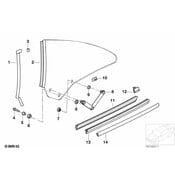 BMW Gasket Right - Genuine BMW 51361970060