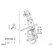BMW Power Window Motor Rear Left (635CSi M6) - Genuine BMW 51371369251