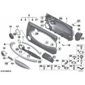 MINI Door Trim Molding Clip - Genuine MINI 51412756617