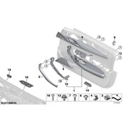BMW Interior Door Pull Handle - Genuine BMW 51415A27DC1