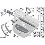 BMW Door Arm Rest - Genuine BMW 51417246393