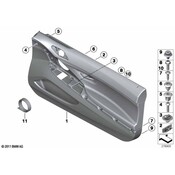 BMW Door Interior Trim Panel - Genuine BMW 51417288464