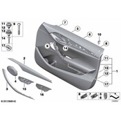 BMW Door Interior Trim Panel - Genuine BMW 51417327189