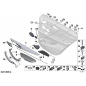 BMW Door Arm Rest - Genuine BMW 51417345551