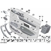 BMW Door Arm Rest - Genuine BMW 51417361395