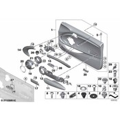 Mini Door Arm Rest - Genuine Mini 51417393134
