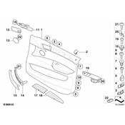 BMW Door Interior Trim Panel - Genuine BMW 51419133546