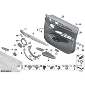BMW Door Interior Trim Panel - Genuine BMW 51419471646
