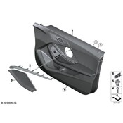BMW Door Interior Trim Panel - Genuine BMW 51419893909