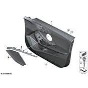 BMW Door Interior Trim Panel - Genuine BMW 51419893910