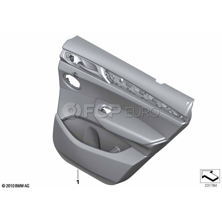 BMW Door Interior Trim Panel - Genuine BMW 51427279943 | FCP Euro