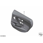 BMW Door Lining Leather Rear Right (Venetobeige) - Genuine BMW 51427321422