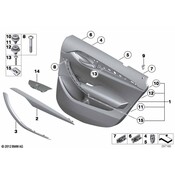 BMW Door Interior Trim Panel - Genuine BMW 51427327238