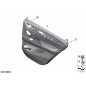 BMW Door Interior Trim Panel - Genuine BMW 51427370051
