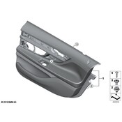 BMW Door Interior Trim Panel - Genuine BMW 51427448406