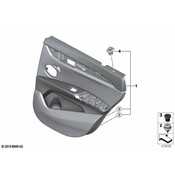 BMW Door Interior Trim Panel - Genuine BMW 51427458614