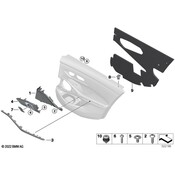 BMW Door Panel Insulation - Genuine BMW 51427479153