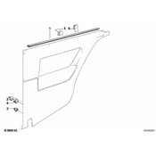BMW Trim Strip - Genuine BMW 51431922209