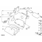 BMW Seat Belt Guide - Genuine BMW 51433421472