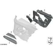 BMW Speaker Cover - Genuine BMW 51435A11B55