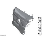 BMW Interior Quarter Panel Trim Panel - Genuine BMW 51435A2C3B3