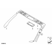 BMW Cover Column A Right - Genuine BMW 51436962890